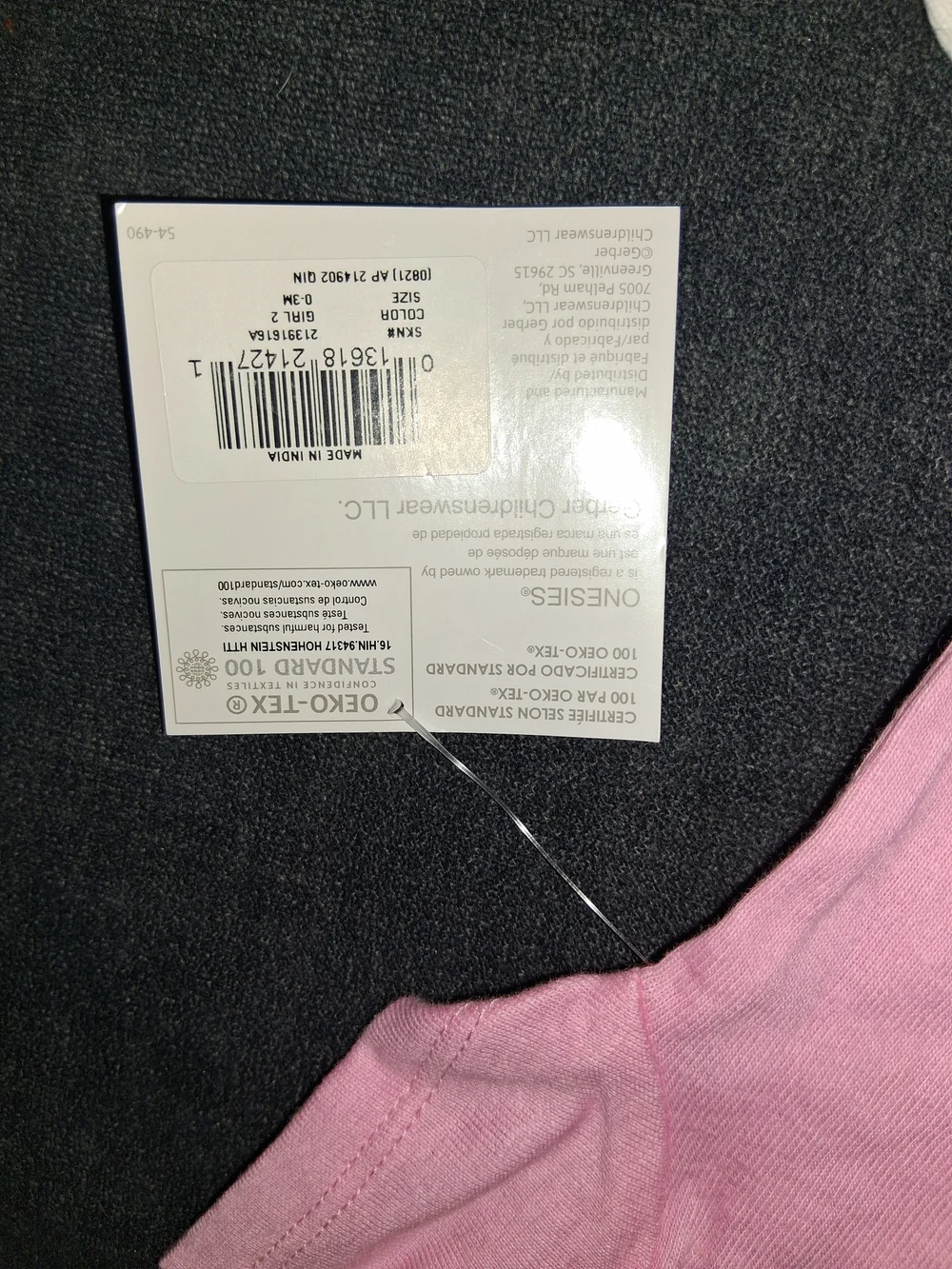 Onesies Pink Unicorn Baby Bodysuit & Rainbow Set